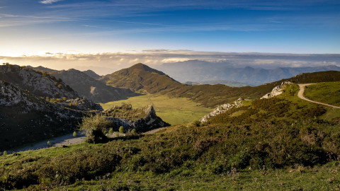 Espalda de los Lagos de Covadonga